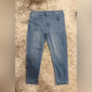 HALARA Light Blue Ankle Jeans